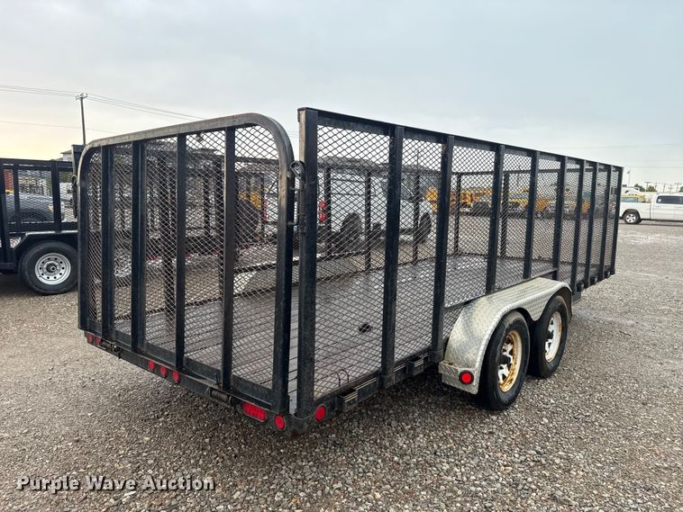 image for item FC4134 2018 P.J. Trailer Mfg Co. UL18 utility trailer