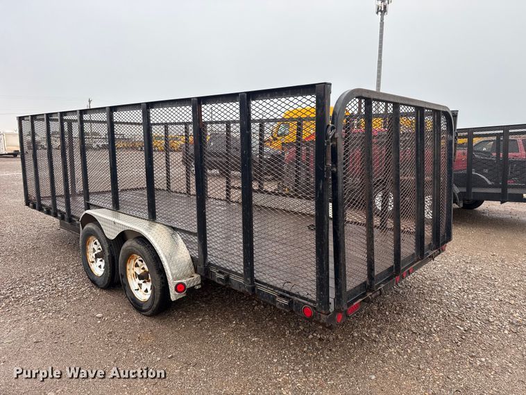 image for item FC4134 2018 P.J. Trailer Mfg Co. UL18 utility trailer