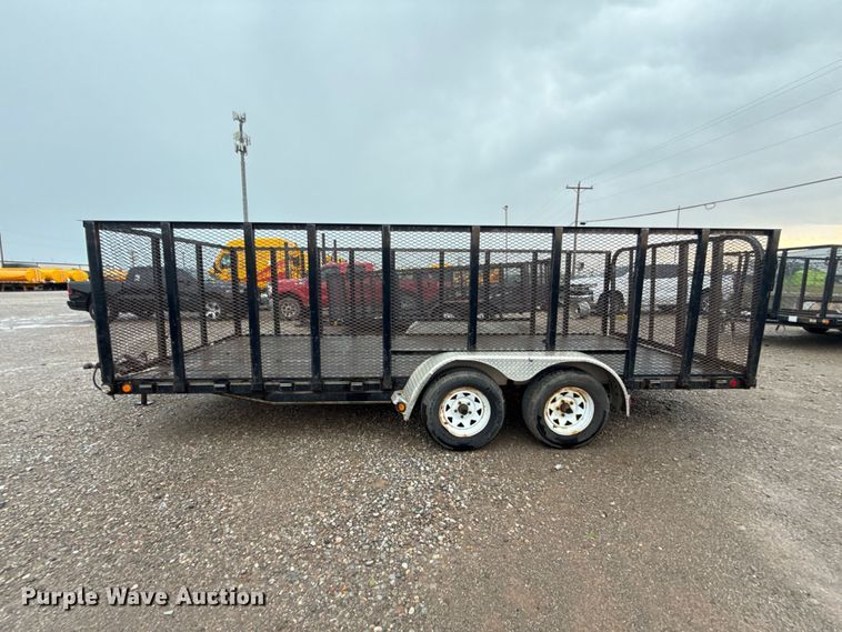 image for item FC4134 2018 P.J. Trailer Mfg Co. UL18 utility trailer