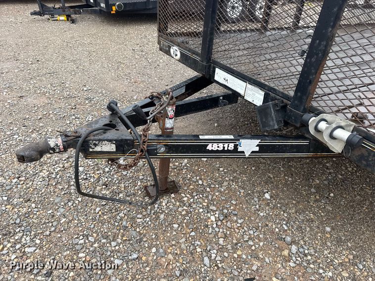 image for item FC4134 2018 P.J. Trailer Mfg Co. UL18 utility trailer
