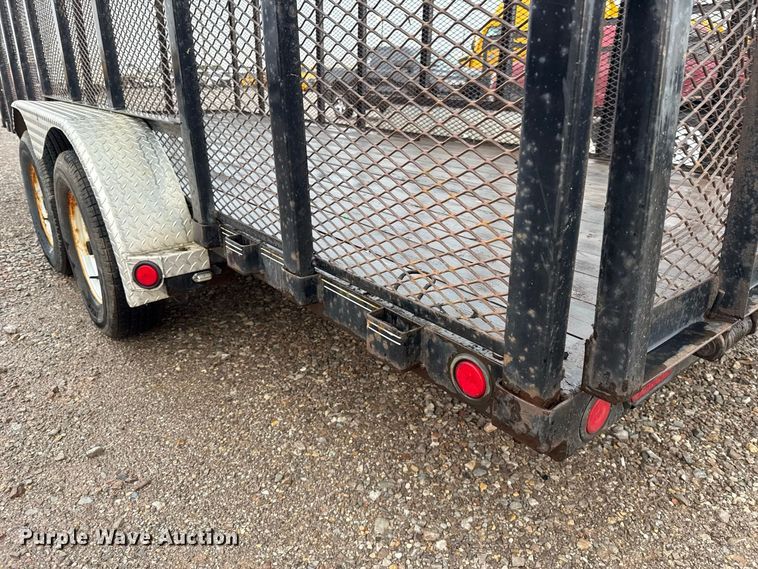 image for item FC4134 2018 P.J. Trailer Mfg Co. UL18 utility trailer