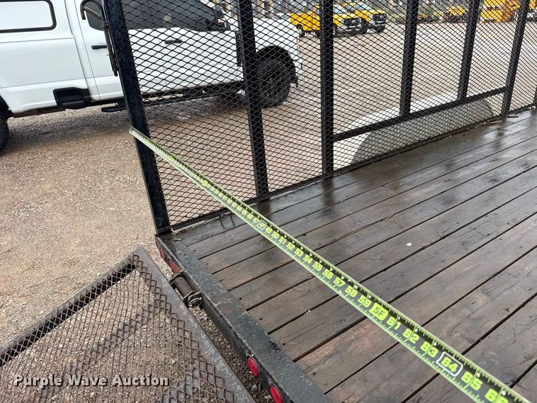 image for item FC4134 2018 P.J. Trailer Mfg Co. UL18 utility trailer