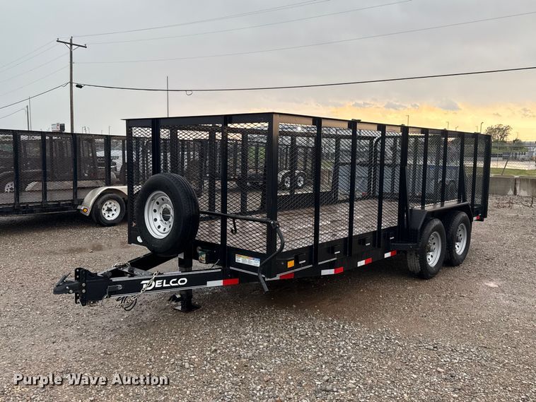 image for item FC4135 2022 Delco utility trailer
