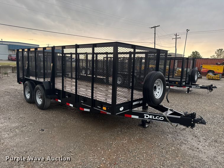 image for item FC4135 2022 Delco utility trailer
