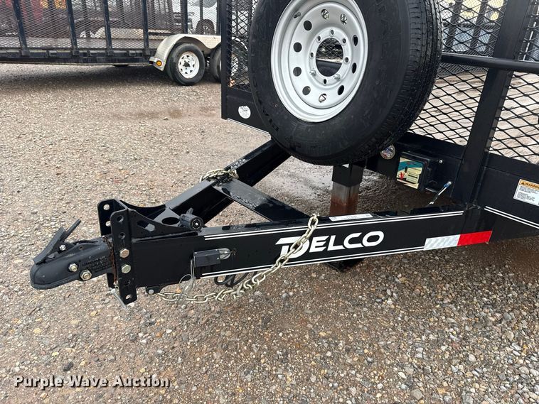 image for item FC4135 2022 Delco utility trailer