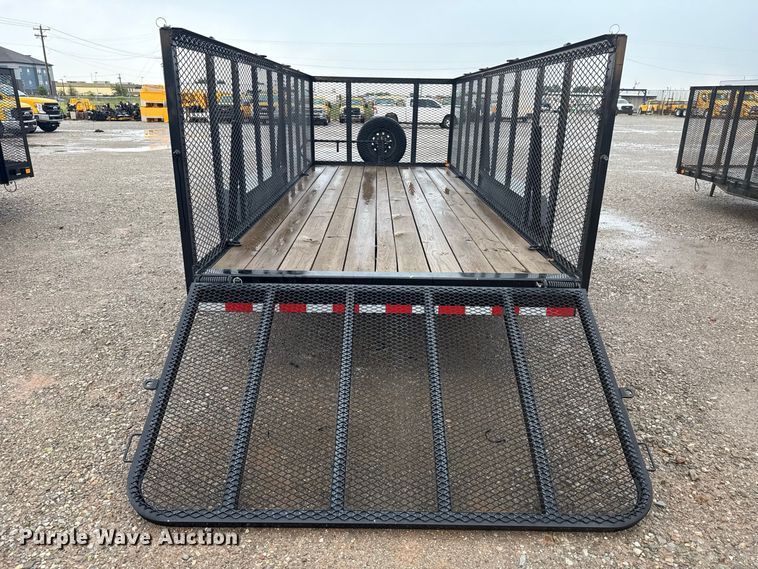 image for item FC4135 2022 Delco utility trailer