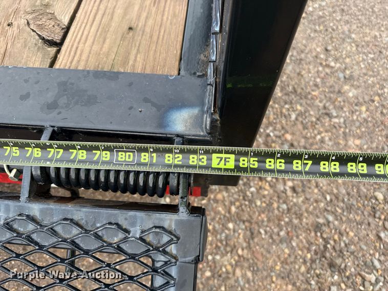image for item FC4135 2022 Delco utility trailer