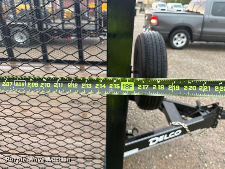 image for item FC4135 2022 Delco utility trailer