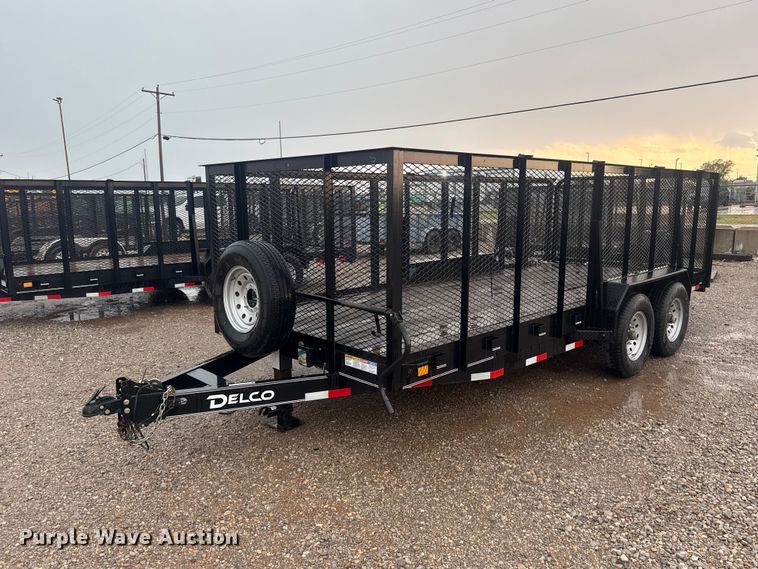 image for item FC4136 2022 Delco utility trailer