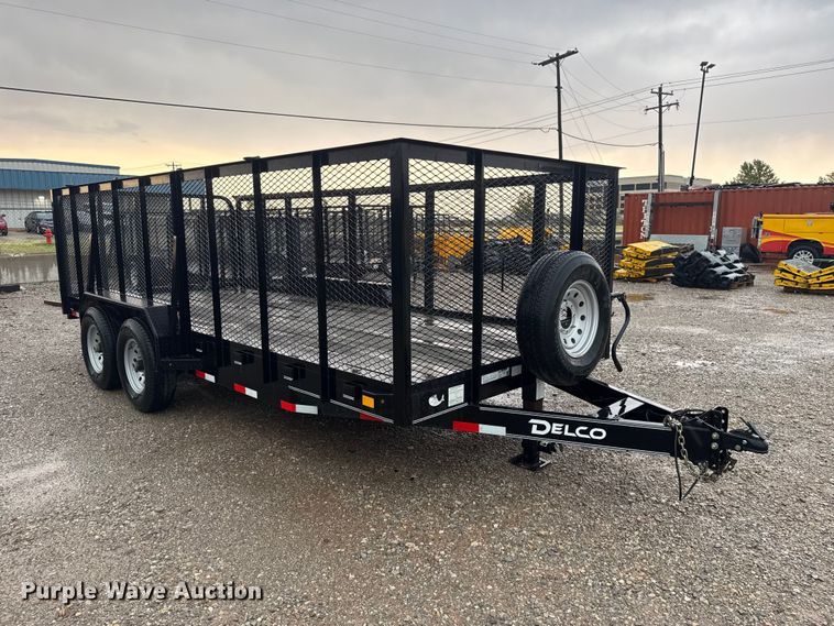 image for item FC4136 2022 Delco utility trailer
