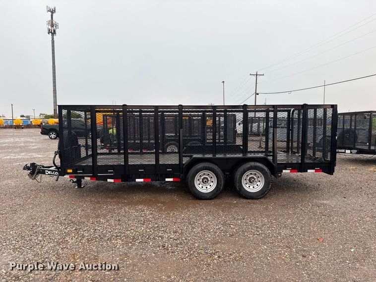 image for item FC4136 2022 Delco utility trailer
