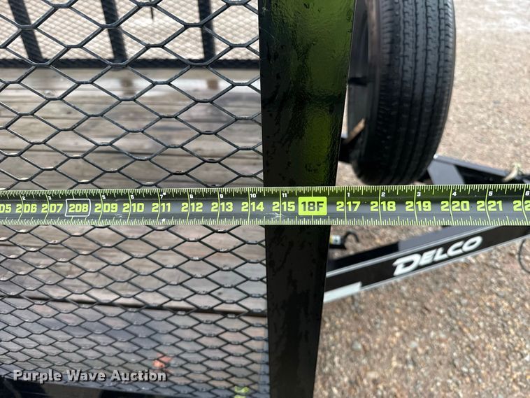 image for item FC4136 2022 Delco utility trailer