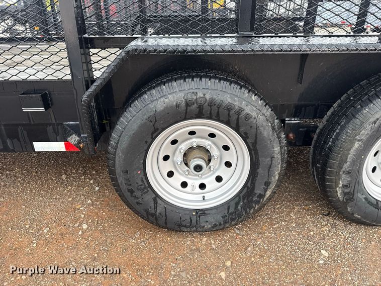 image for item FC4136 2022 Delco utility trailer