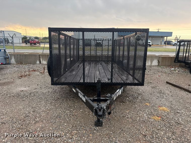 image for item FC4137 2024 Outlaw by Bama Built Trailers 7X16 2X3TA10KB G utility trailer