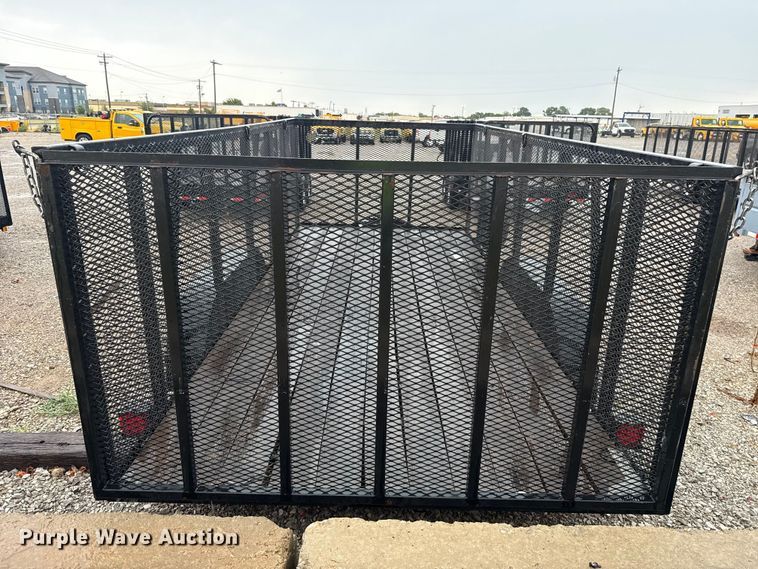 image for item FC4137 2024 Outlaw by Bama Built Trailers 7X16 2X3TA10KB G utility trailer