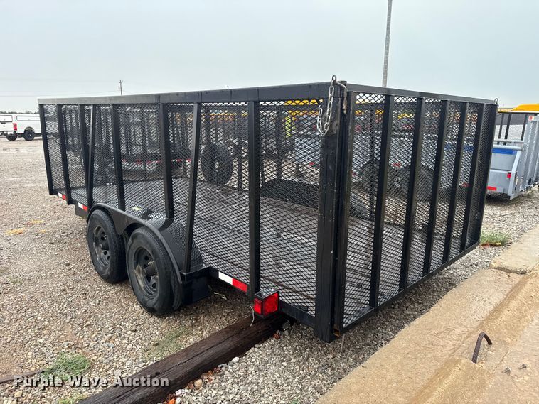 image for item FC4137 2024 Outlaw by Bama Built Trailers 7X16 2X3TA10KB G utility trailer