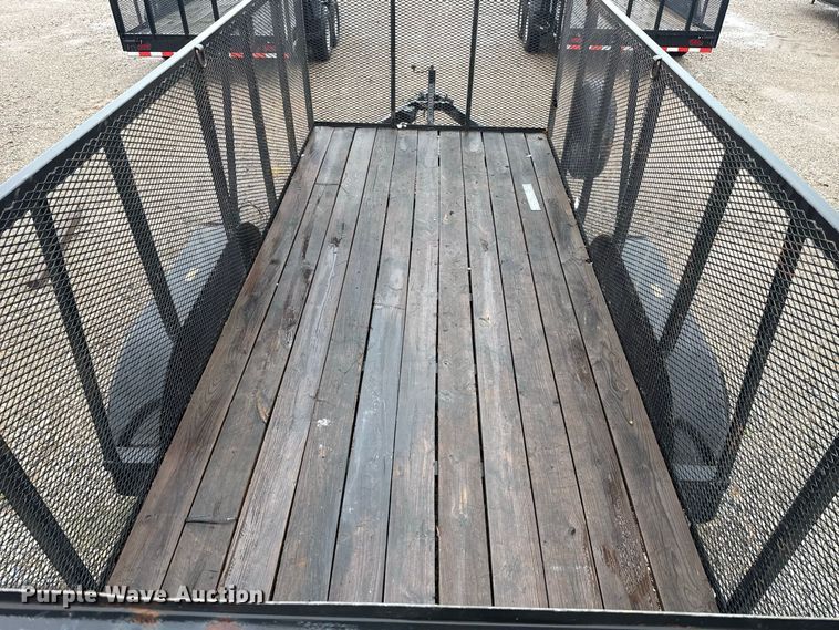 image for item FC4137 2024 Outlaw by Bama Built Trailers 7X16 2X3TA10KB G utility trailer
