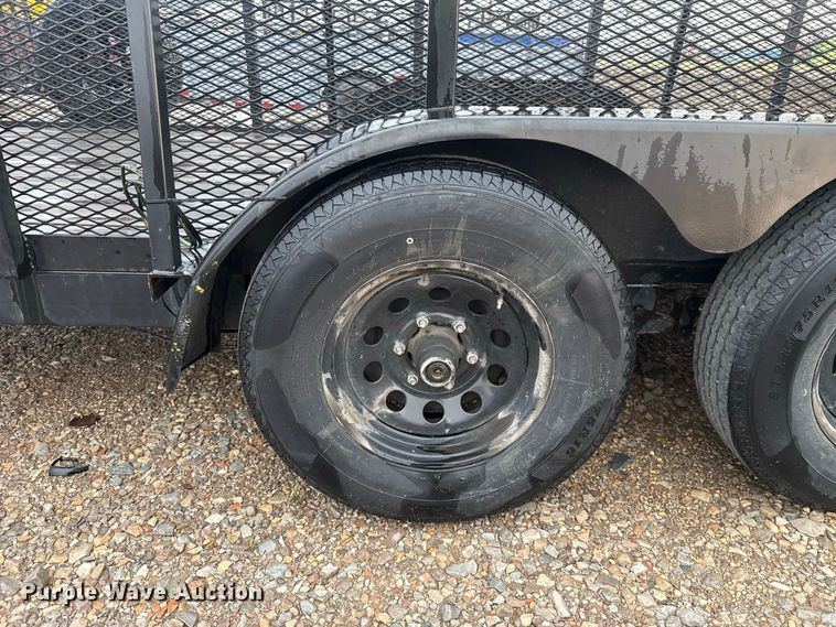image for item FC4137 2024 Outlaw by Bama Built Trailers 7X16 2X3TA10KB G utility trailer