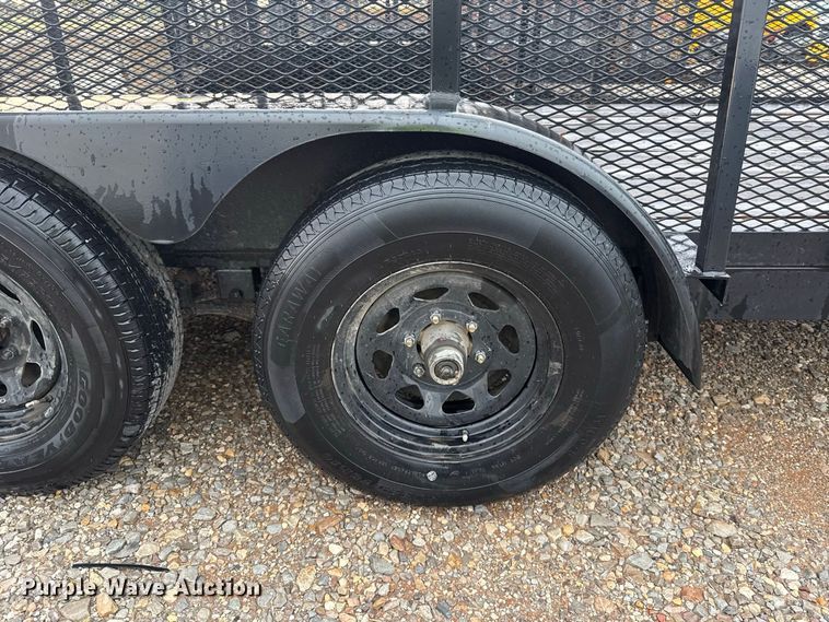 image for item FC4137 2024 Outlaw by Bama Built Trailers 7X16 2X3TA10KB G utility trailer