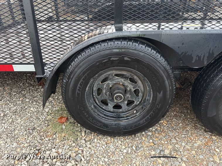 image for item FC4137 2024 Outlaw by Bama Built Trailers 7X16 2X3TA10KB G utility trailer