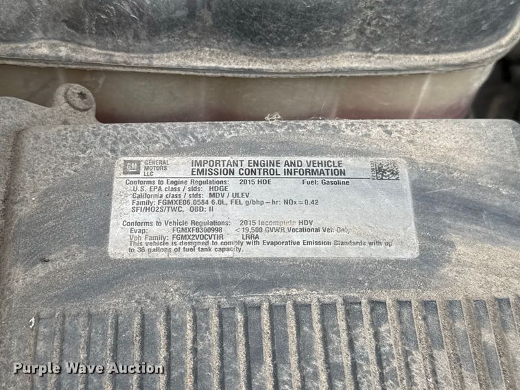 image for item FC4139 2015 Chevrolet Silverado 3500HD utility bed pickup truck