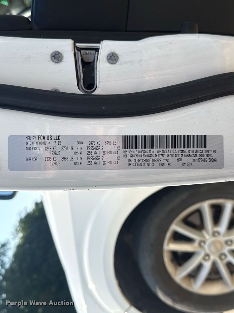 image for item FC4162 2016 Dodge Journey SUV