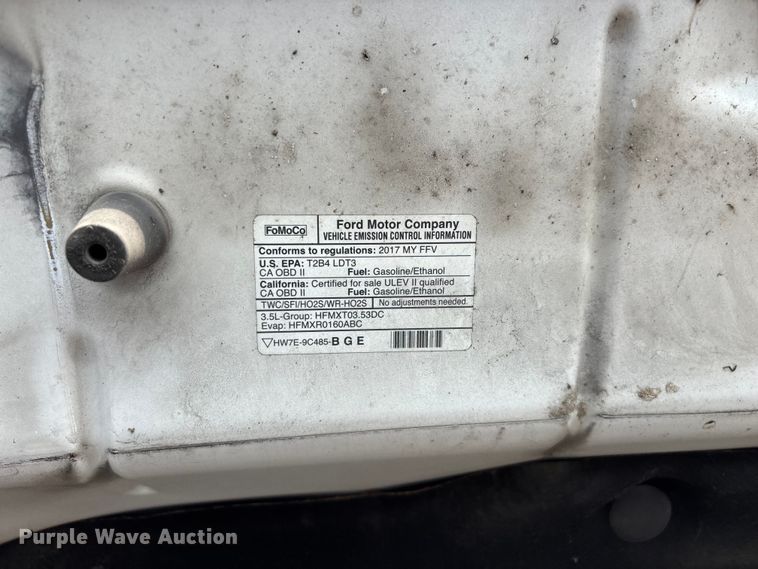 image for item FG0589 2017 Ford F150 pickup truck