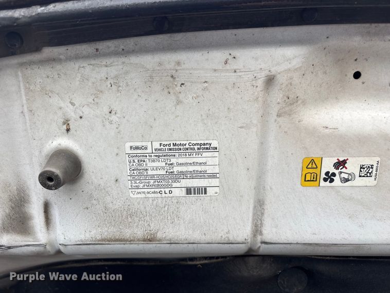 image for item FG0590 2018 Ford F150 pickup truck