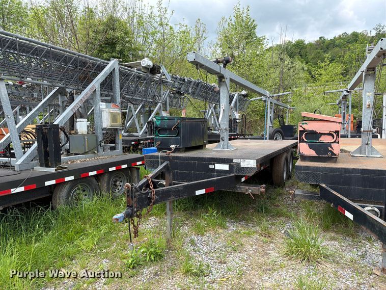 2012 Millertime 6X16 BU flatbed trailer