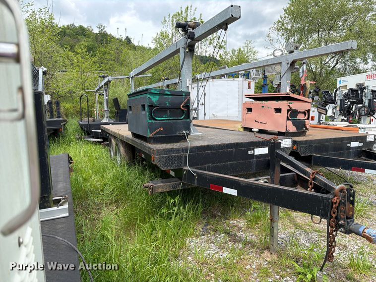 image for item FK2040 2012 Millertime 6X16 BU flatbed trailer