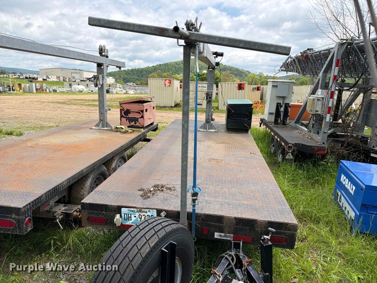 image for item FK2040 2012 Millertime 6X16 BU flatbed trailer