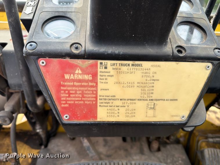 image for item FK3327 Hyster H50XL forklift