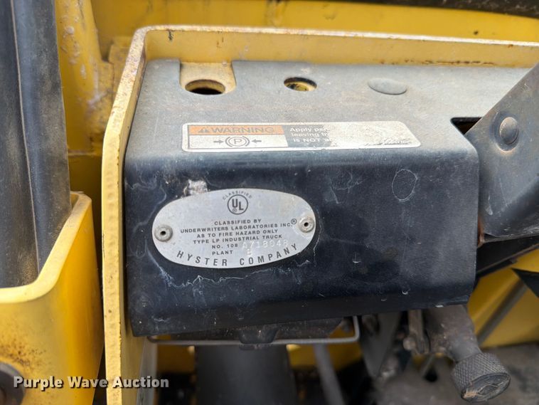 image for item FK3327 Hyster H50XL forklift