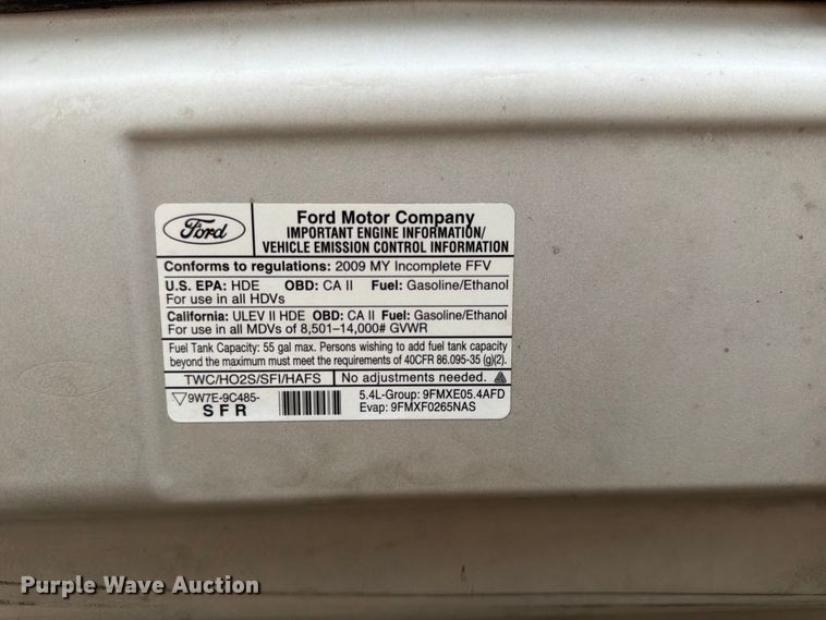 image for item FK3570 2009 Ford E350 box truck