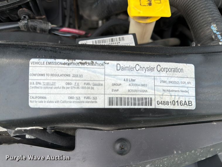 image for item FK3589 2008 Chrysler Town And Country van