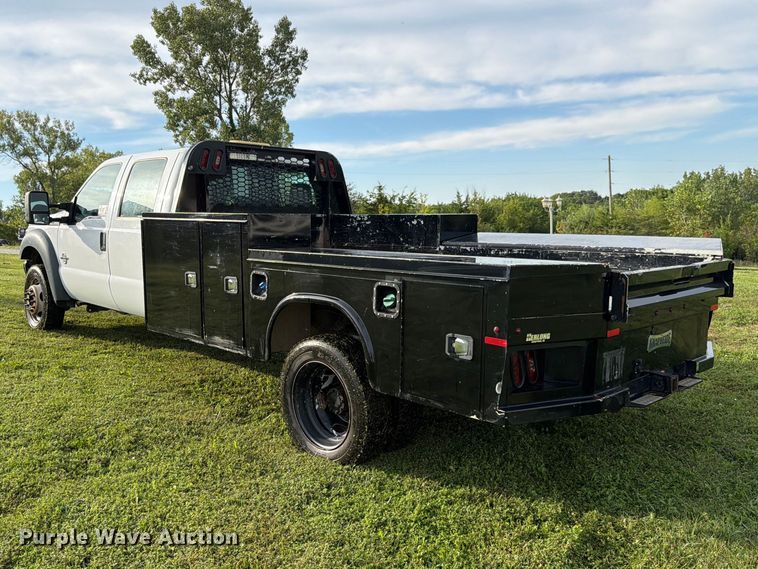 image for item FK3590 2013 Ford F550 Super Duty Crew Cab flatbed truck