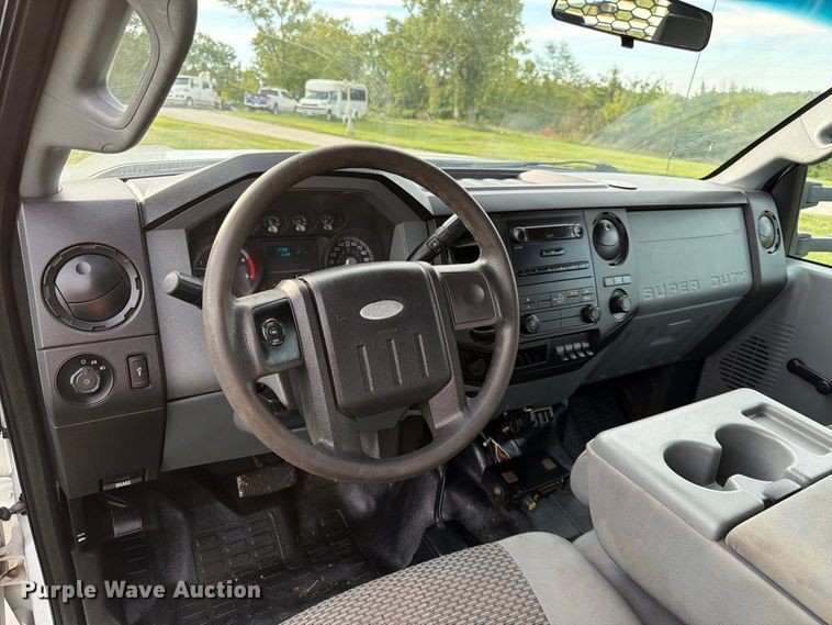 image for item FK3590 2013 Ford F550 Super Duty Crew Cab flatbed truck