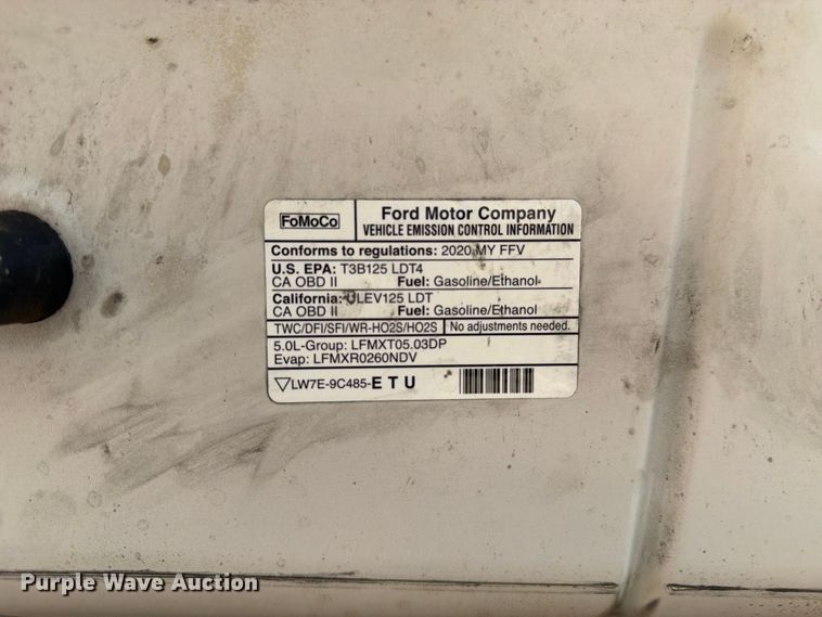 image for item FK4564 2020 Ford F150 Crew Cab pickup truck