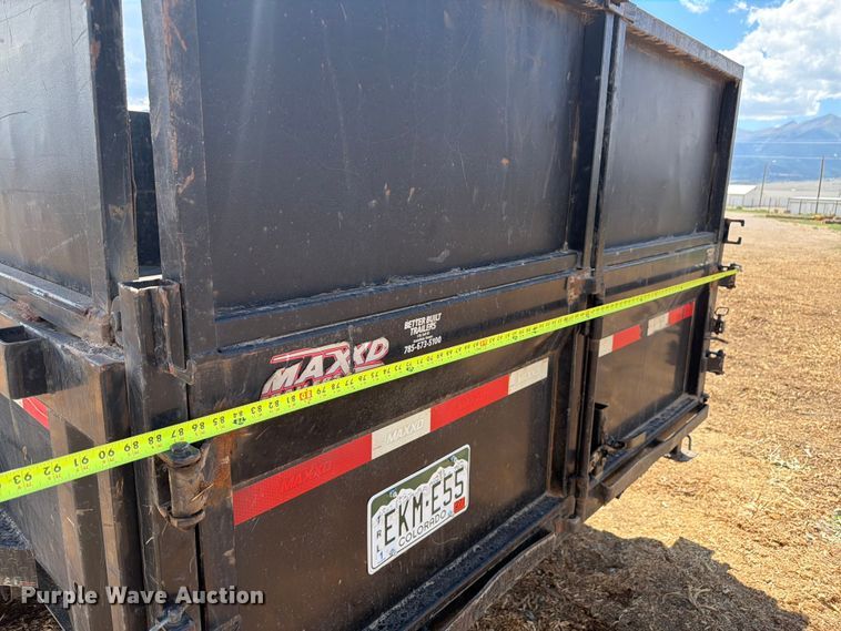 image for item FM7619 2020 Maxey MaxxD dump trailer