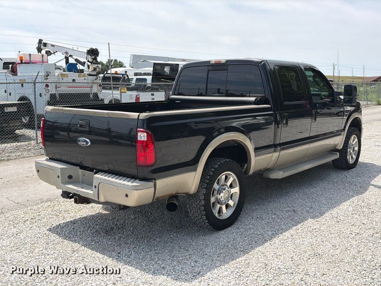 image for item FT6145 2008 Ford F250 Super Duty Lariat King Ranch Crew Cab pickup truck