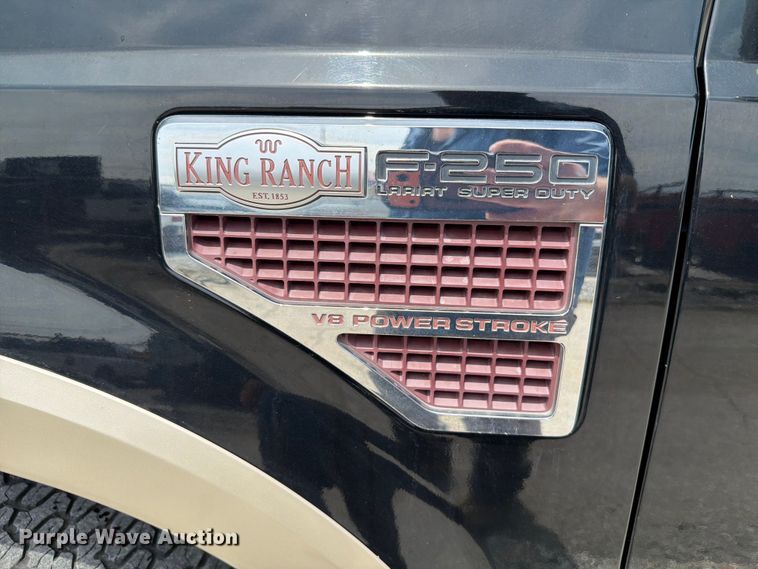 image for item FT6145 2008 Ford F250 Super Duty Lariat King Ranch Crew Cab pickup truck