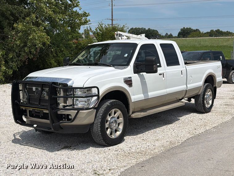 2008 Ford F350 Super Duty Lariat King Ranch Crew Cab pickup truck