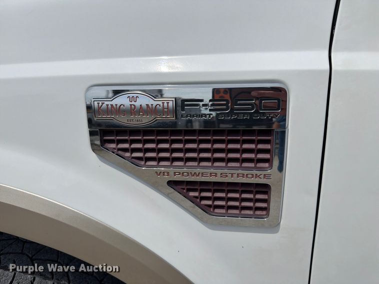 image for item FT6147 2008 Ford F350 Super Duty Lariat King Ranch Crew Cab pickup truck