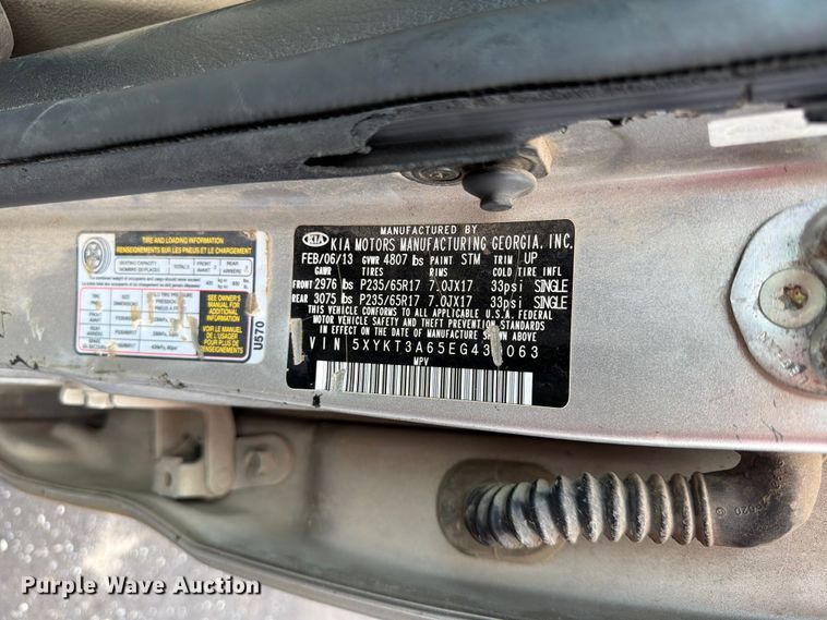 image for item FU4530 2014 KIA Sorento SUV