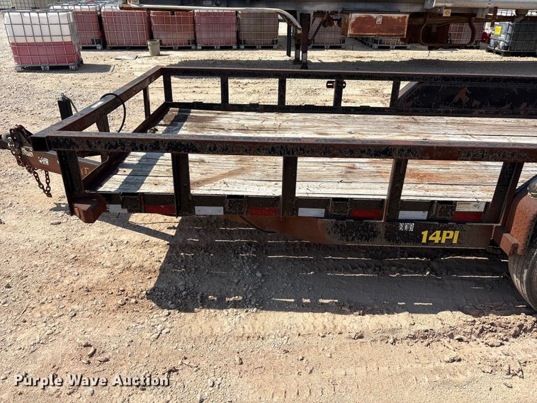 image for item JM9399 2014 Big Tex 14PI utility trailer