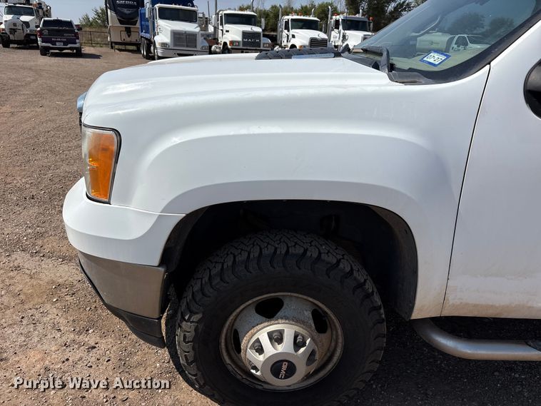image for item JM9418 2011 GMC Sierra 3500 Ext. Cab utility bed pickup truck