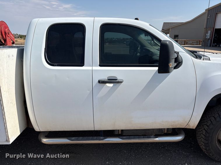 image for item JM9418 2011 GMC Sierra 3500 Ext. Cab utility bed pickup truck