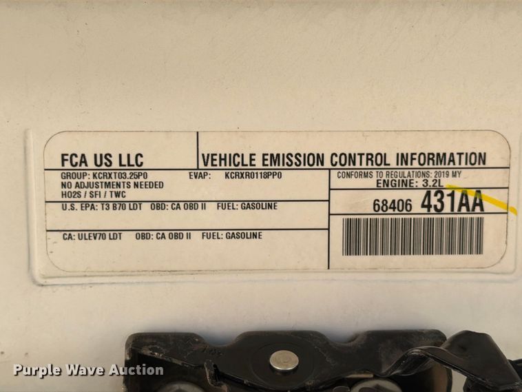image for item MZ9832 2019 Jeep Cherokee SUV