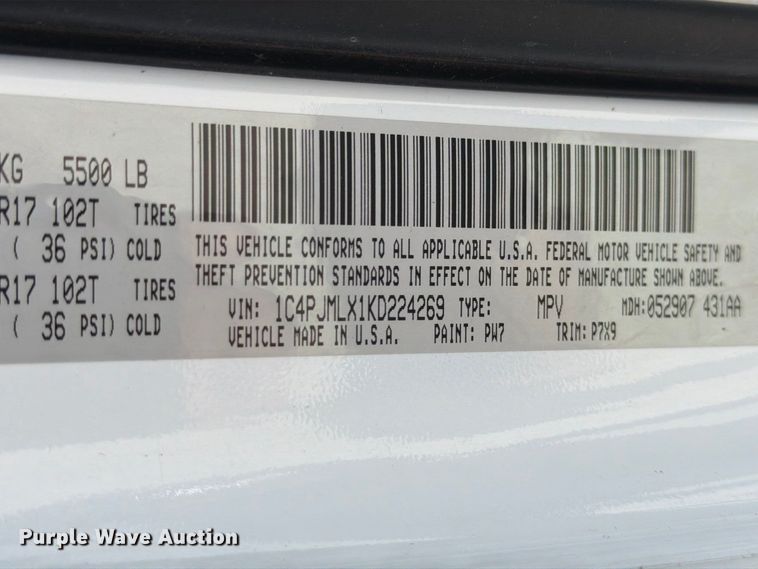image for item MZ9832 2019 Jeep Cherokee SUV