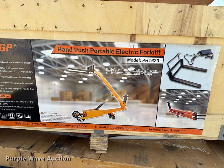 image for item NC9910 (13) EINGP PHT620 hand push electric forklift